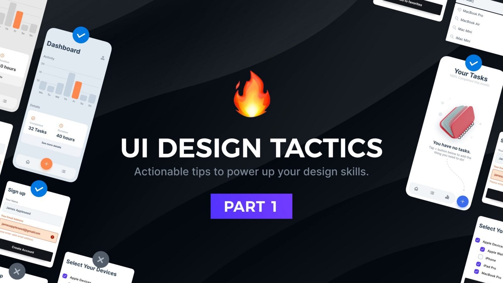 featured image for 🔥 UI Design Tactics – 5 tips (Part 1)