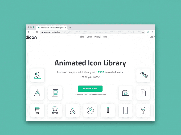 Brand logo for external website's link