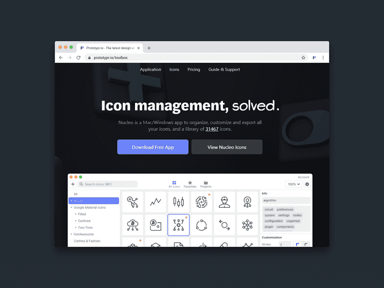 Brand logo for external website's link
