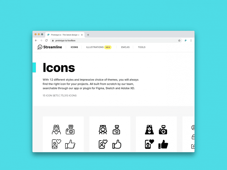 Brand logo for external website's link