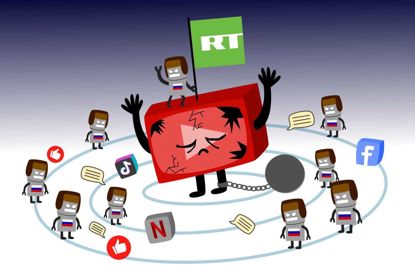 When Bots and Oligarchs Manipulate Platforms: Stand With Ukraine ✊